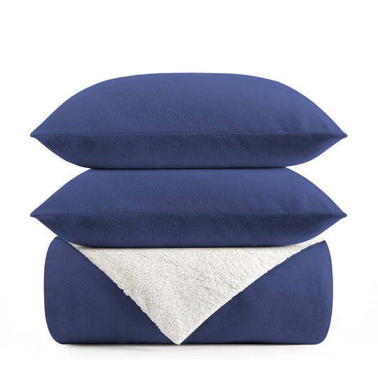 Sherpa Fleece Duvet Cover Set