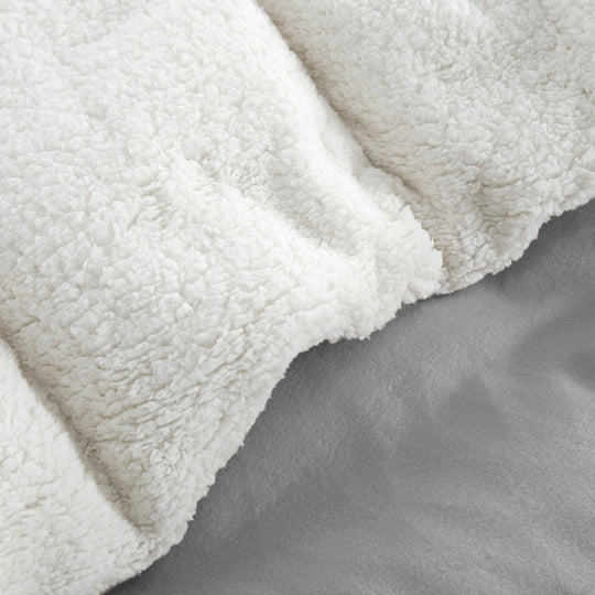 Sherpa Fleece Duvet Cover Set