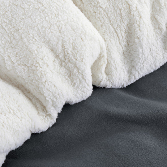 Sherpa Fleece Duvet Cover Set