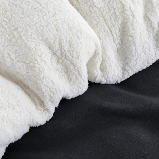 Sherpa Fleece Duvet Cover Set