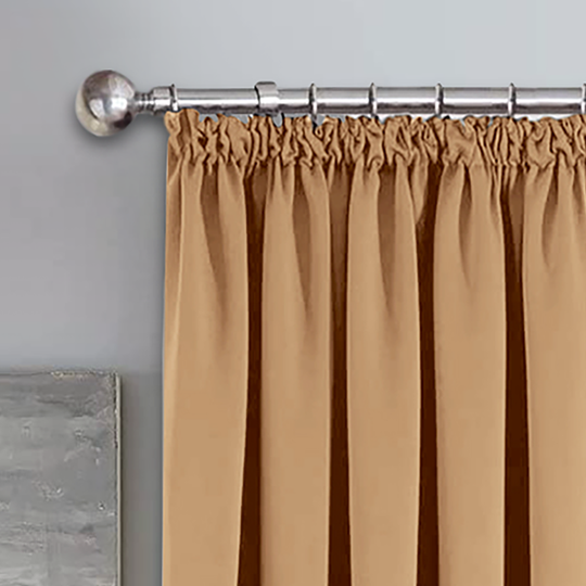 Pencil Pleat Blackout Ready Made Curtain