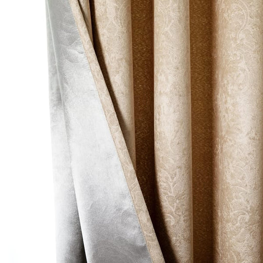 Blackout Eyelet Curtains Embossed 230 GSM