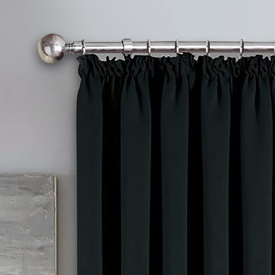 Pencil Pleat Blackout Ready Made Curtain