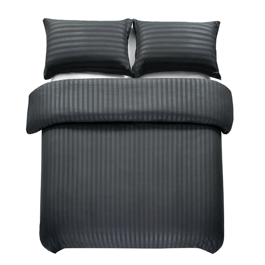 Duvet Cover 3 piece Stripe Quilt Cover Set