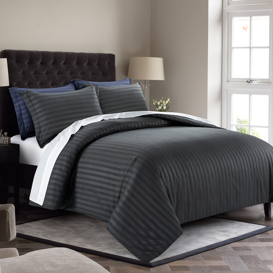Duvet Cover 3 piece Stripe Quilt Cover Set