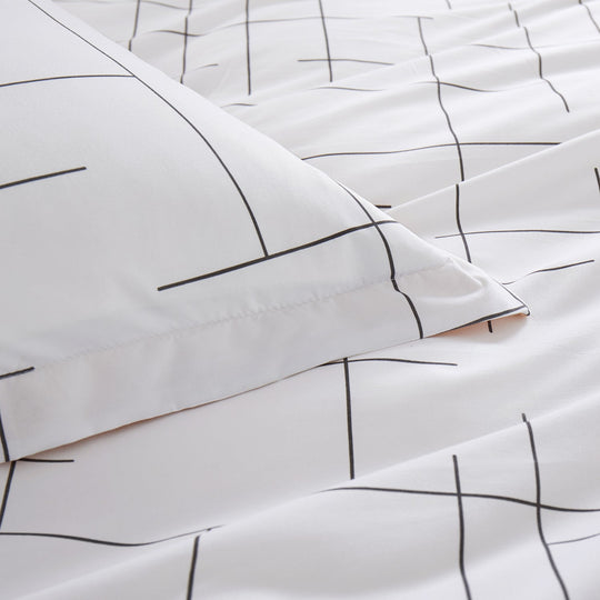 Duvet Cover 3 Piece Printed Quilt Cover Set