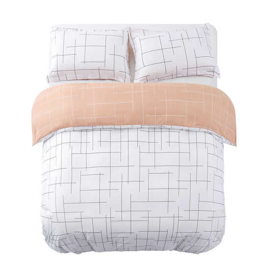 Duvet Cover 3 Piece Printed Quilt Cover Set