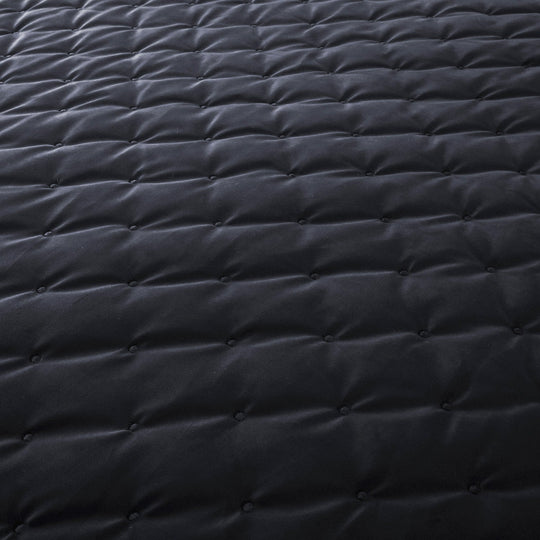 Crushed Velvet Bedspread Set Luxury Quilted 3 Piece Comforter