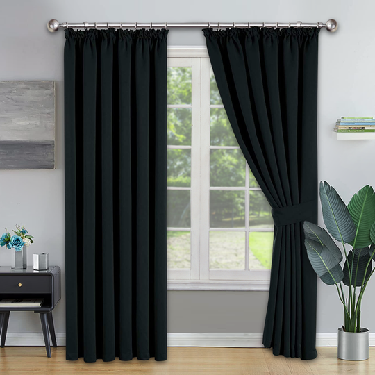 Pencil Pleat Blackout Ready Made Curtain