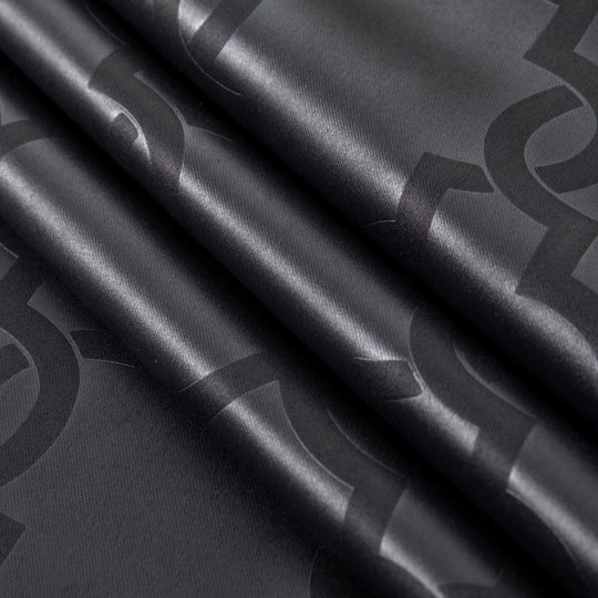 Ready Made Blackout Eyelet Curtains Embossed 260 GSM