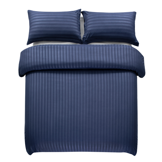 Duvet Cover 3 piece Stripe Quilt Cover Set