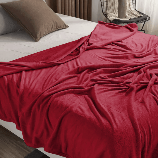 Fleece Blanket Fluffy Sofa Throw