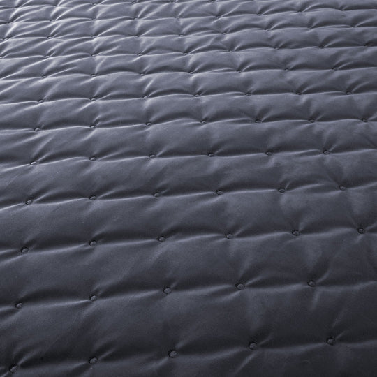 Crushed Velvet Bedspread Set Luxury Quilted 3 Piece Comforter