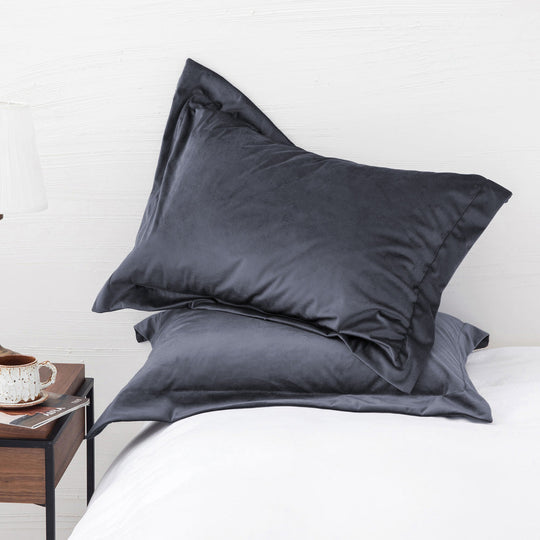 Crushed Velvet Duvet Cover 3 Piece Set