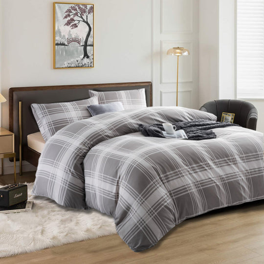 Duvet Cover 3 Piece Printed Quilt Cover Set