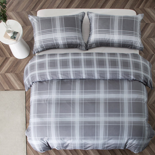 Duvet Cover 3 Piece Printed Quilt Cover Set