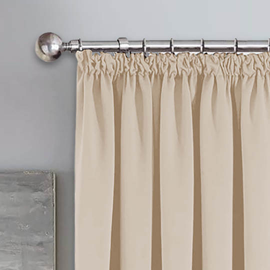 Pencil Pleat Blackout Ready Made Curtain