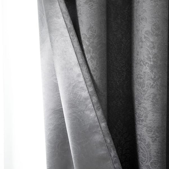 Blackout Eyelet Curtains Embossed 230 GSM