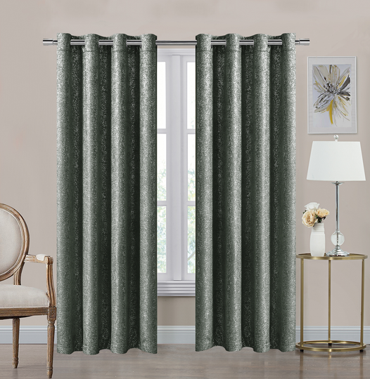 Blackout Eyelet Ready Made Curtains Sparkle