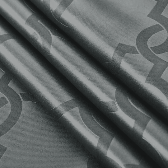 Ready Made Blackout Eyelet Curtains Embossed 260 GSM