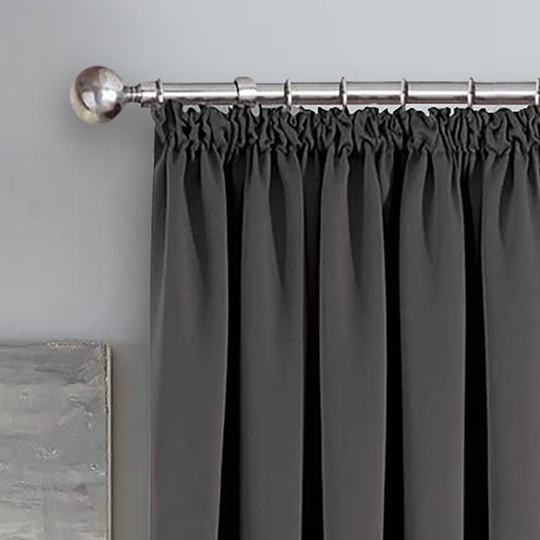 Pencil Pleat Blackout Ready Made Curtain
