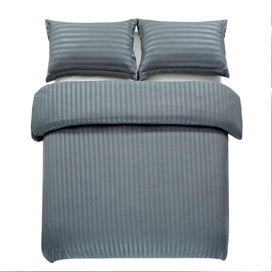 Duvet Cover 3 piece Stripe Quilt Cover Set