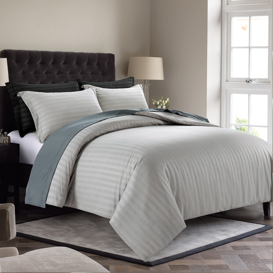Duvet Cover 3 piece Stripe Quilt Cover Set