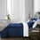 Crushed Velvet Bedspread Set Luxury Quilted 3 Piece Comforter
