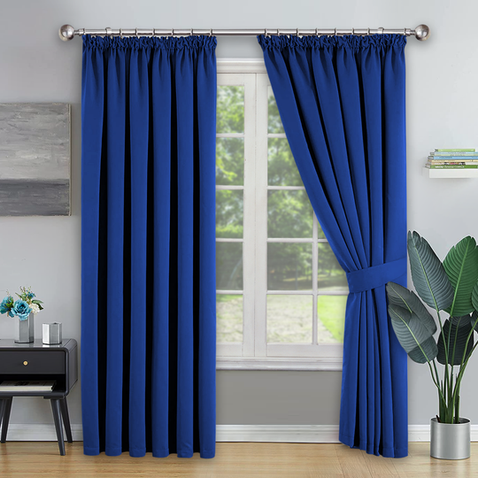 Pencil Pleat Blackout Ready Made Curtain