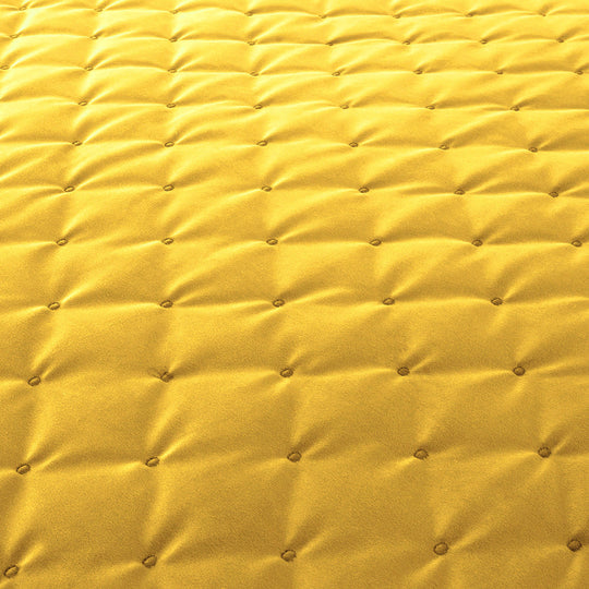 Crushed Velvet Bedspread Set Luxury Quilted 3 Piece Comforter