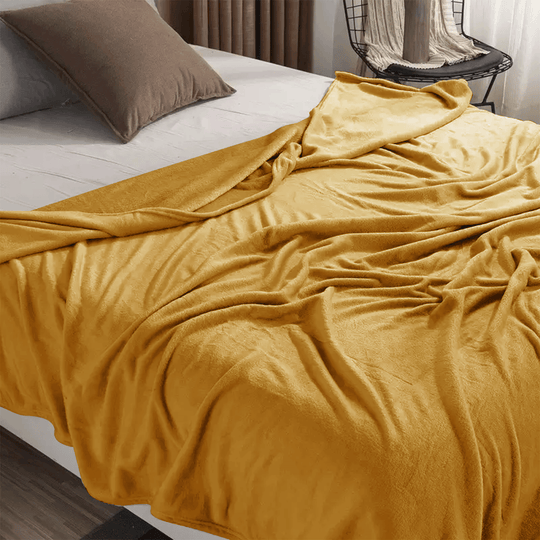 Fleece Blanket Fluffy Sofa Throw