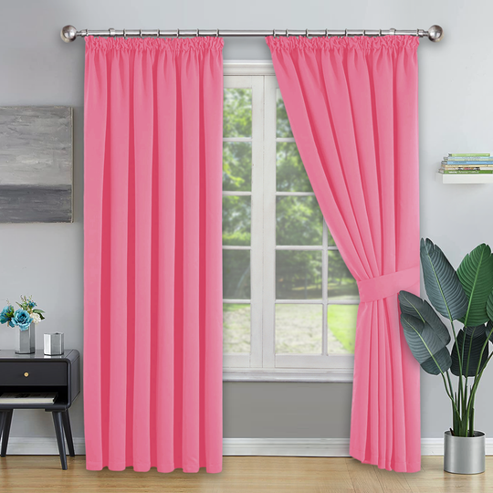 Pencil Pleat Blackout Ready Made Curtain