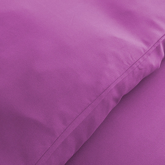 Duvet Cover 3 Piece Plain Dyed Quilt Cover Set