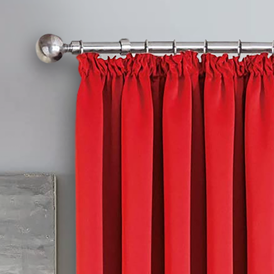 Pencil Pleat Blackout Ready Made Curtain