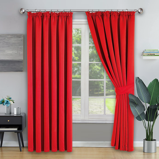 Pencil Pleat Blackout Ready Made Curtain