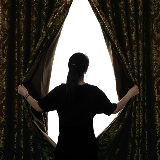 Luxury Jacquard Eyelet Fully Lined Curtains