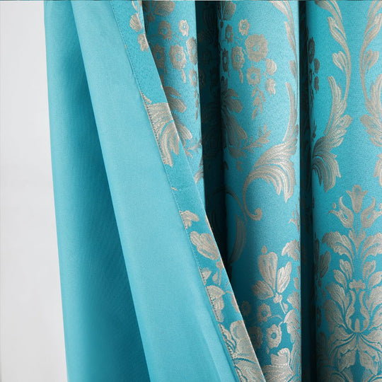 Luxury Jacquard Eyelet Fully Lined Curtains