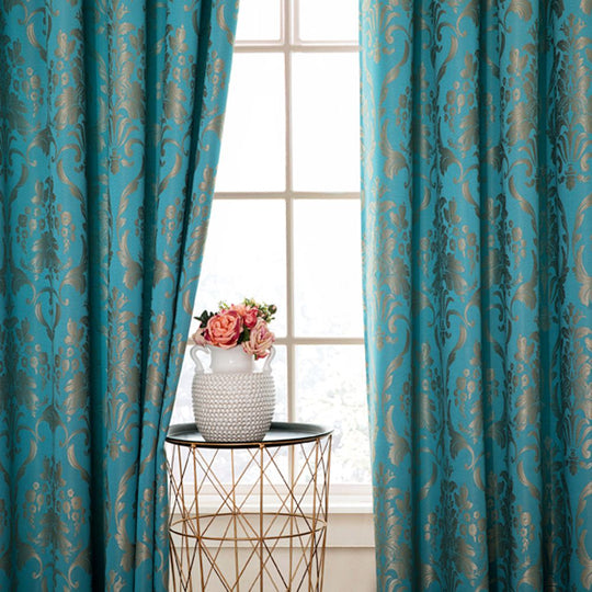 Luxury Jacquard Eyelet Fully Lined Curtains
