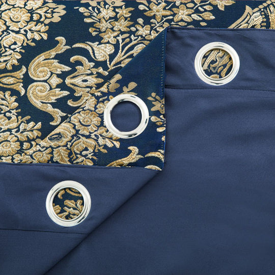 Luxury Jacquard Eyelet Fully Lined Curtains