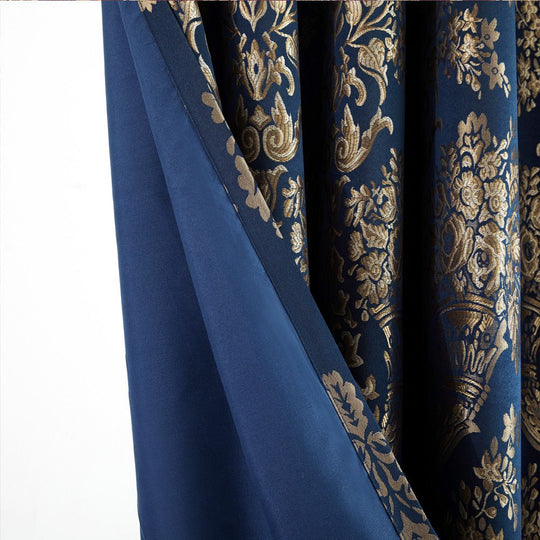 Luxury Jacquard Eyelet Fully Lined Curtains