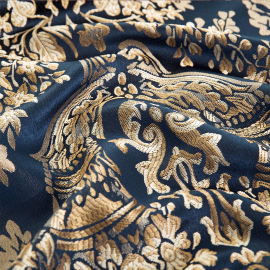 Luxury Jacquard Eyelet Fully Lined Curtains