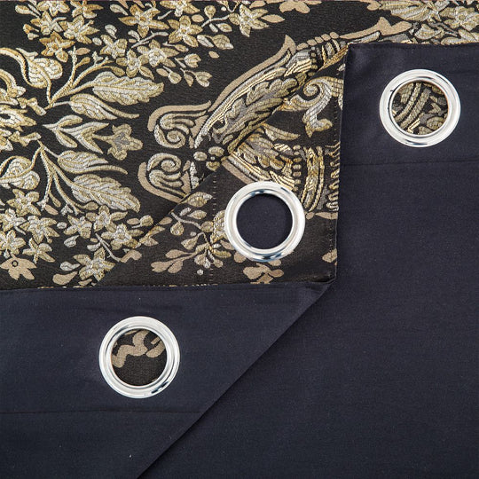 Luxury Jacquard Eyelet Fully Lined Curtains