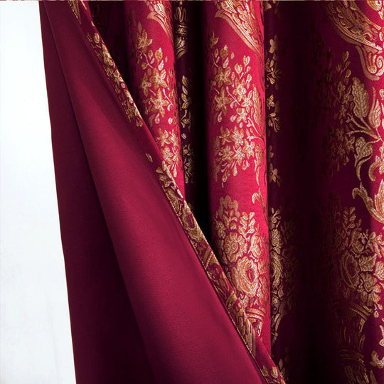 Luxury Jacquard Eyelet Fully Lined Curtains