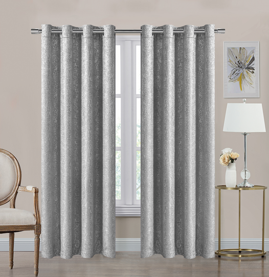 Blackout Eyelet Ready Made Curtains Sparkle