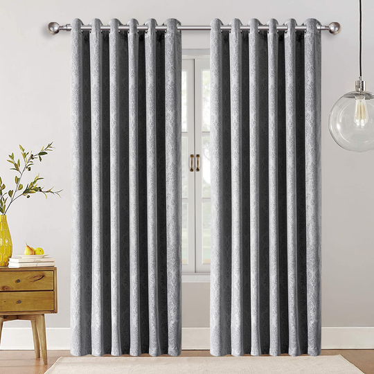 Blackout Eyelet Curtains Embossed 230 GSM