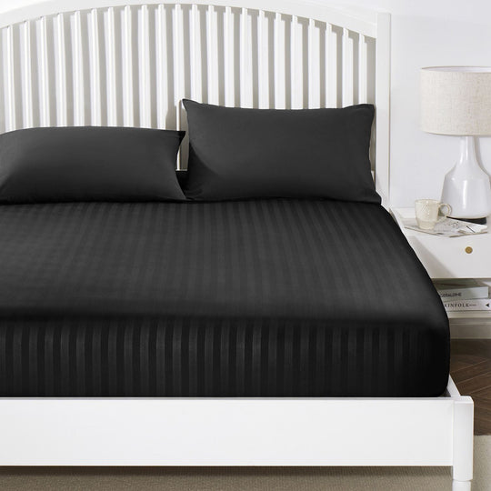 Deep Fitted Sheets Stripe 25cm
