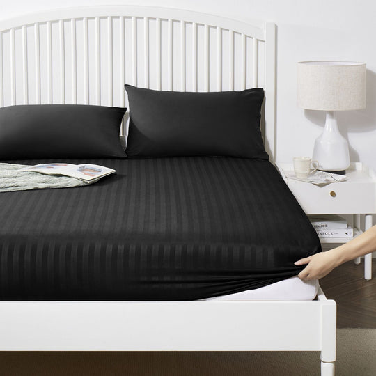 Deep Fitted Sheets Stripe 25cm