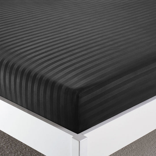 Deep Fitted Sheets Stripe 25cm
