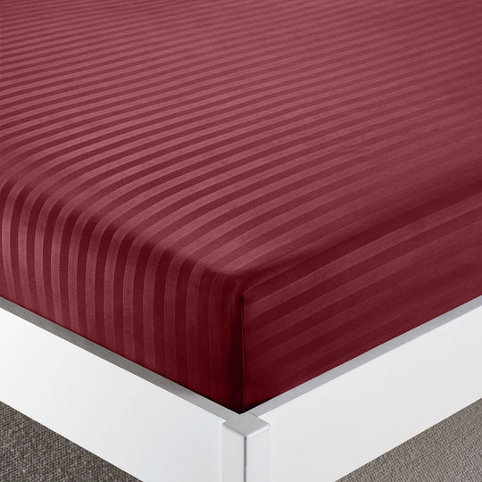 Deep Fitted Sheets Stripe 25cm
