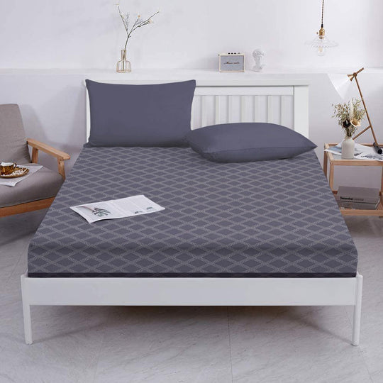 Deep Fitted Sheets Embossed Pattern Bed Sheets 25cm